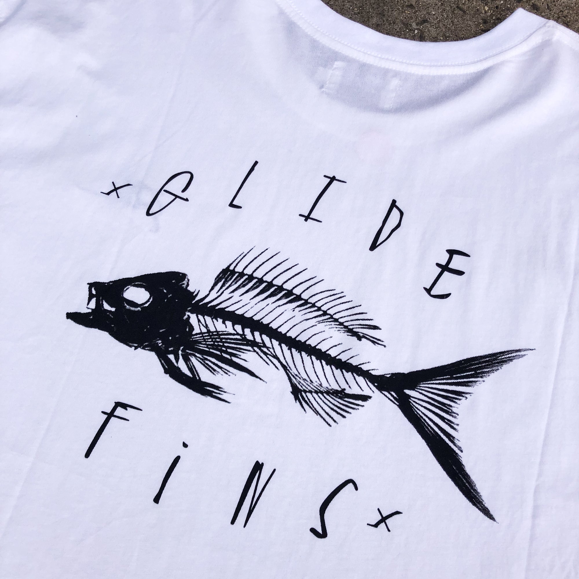 Men's Organic Cotton Fish Tee - White